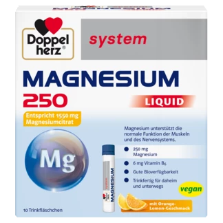 Допелхерц систем Магнезий 250 LIQUID Изглед отпред