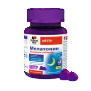 Допелхерц актив Мелатонин Желирани таблетки Изглед отпред