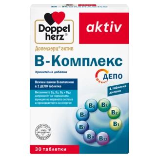 Допелхерц актив B-Комплекс ДЕПО  Изглед отпред
