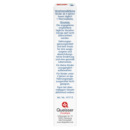 Illustration of the product packaging Допелхерц актив Омега-3 + Витамин D3 за Деца side view left